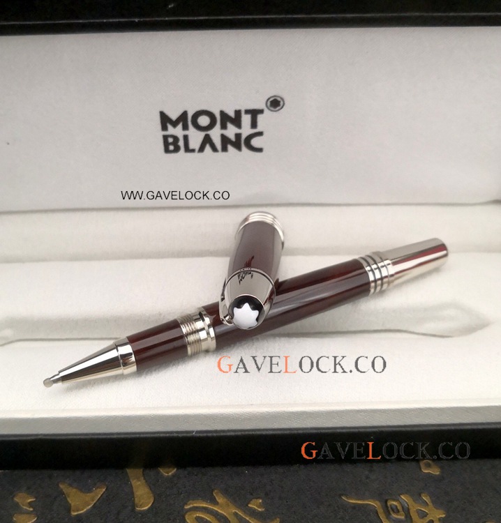 Montblanc John F Kennedy Dark Red Rollerball Pen